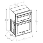 Esquema TORRE DE HORNOS KITCHENAID 76 CM- KOCE900HSS