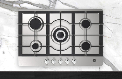 Cubierta a Gas GE Profile 77 cm Acero - CGG7710I2