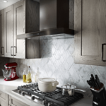 Campana de pared 90 cm Negra - Imagen 4