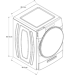 Lavadora Carga Frontal Whirlpool 23 kg Gris - Imagen 4