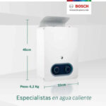 Calentador Bosch especificación de medidas