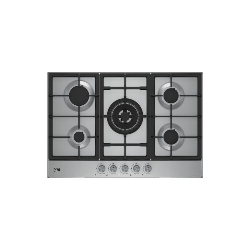 HIAW75225SL Cubierta a Gas Beko 75 cm Acero - HIAW75225SL