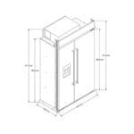 KBSD708MSS-Nevecón Side By Side KitchenAid