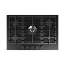 Cubierta a Gas Fulgor Milano 76 cm Cristal Negro FUH7541GDWKMBK