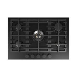 Cubierta a Gas Fulgor Milano 76 cm Cristal Negro FUH7541GDWKMBK