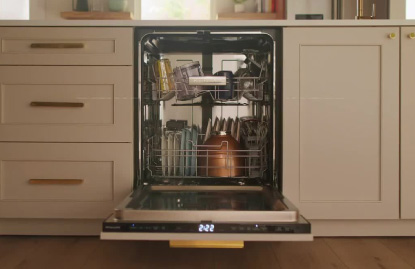 Lavavajilla panelable diseño empotrable 2 racks KDTF324PPA