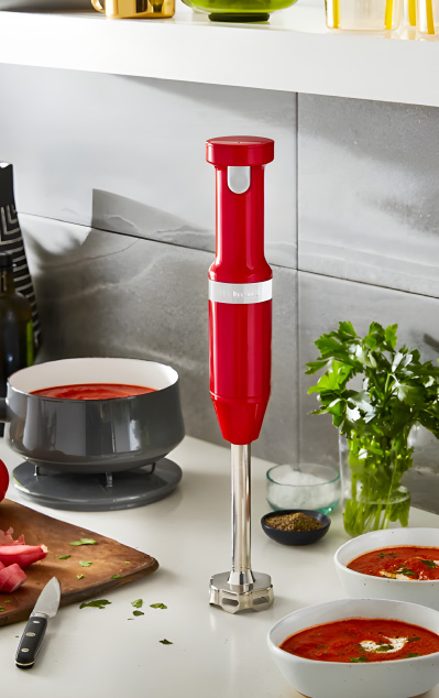 Licuadora KitchenAid de inmersión Rojo KHBV53ER Pasión