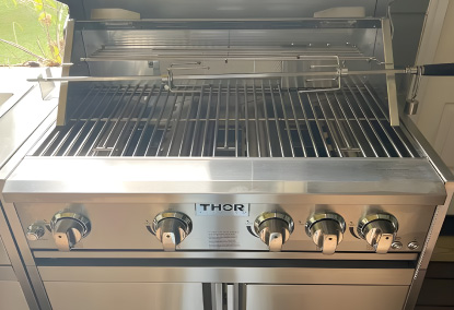Asador Gas THOR Empotrable Acero - MK04SS304