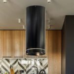 Campana cilíndrica Isla black 3288C1IRB AirOn
