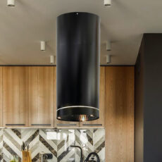 Campana cilíndrica Isla black 3288C1IRB AirOn