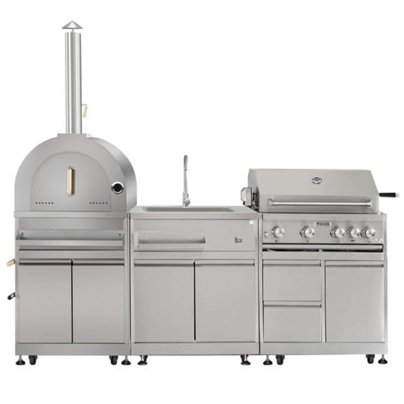 MK03SS304-+-MK04SS304+MK01SS304+MK07SS304 Módulos para zona exterior bbq