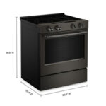 Estufa de Piso Eléctrica KitchenAid 76 cm Negra -KSES530SBE
