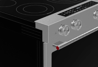 Estufa de Piso Electrica KitchenAid 76 cm Acero -KSES530SPS