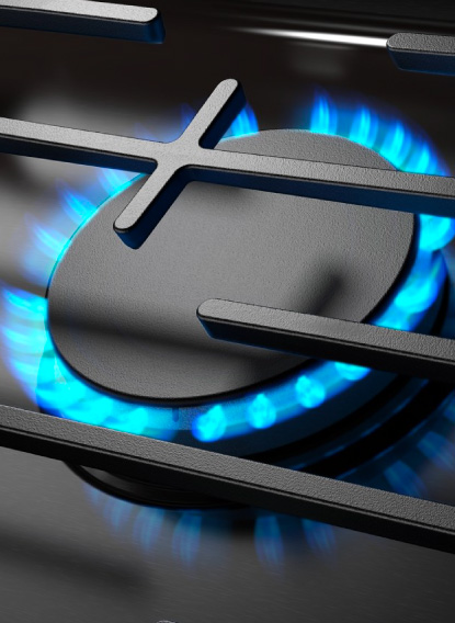 WCGK5036PV-2-4 Cubierta a Gas Whirlpool 90 cm Negro - WCGK5036PV
