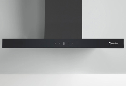 Campana de Pared Tecnolam 90 Cm Negra - EURO BLACK PA