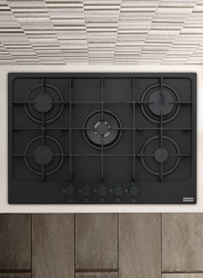 FHMA7554GDCMBC-2-1 Cubierta a Gas Franke 73 cm Acero Negro - FHMA7554GDCMBC