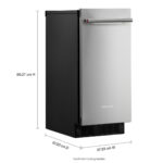 Esquema de medidas Fabricador de Hielo Empotrable 15" Con sistema de drenaje – LKUIX515SPS