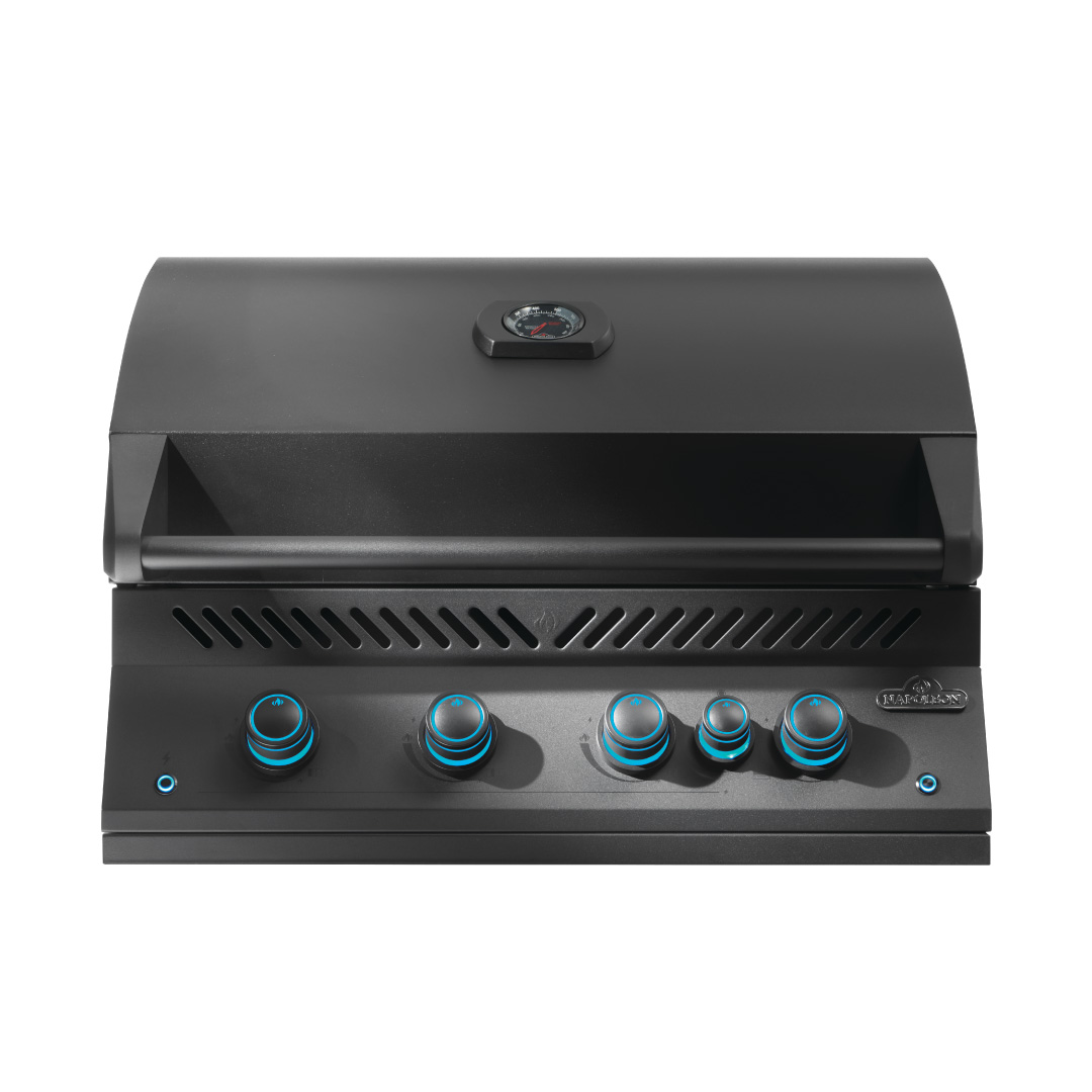 BIG32RBPMK-1-BBQ-1-1 Asador Gas Napoleón Empotrable Negro Serie 700 - BIG32RBPMK-1