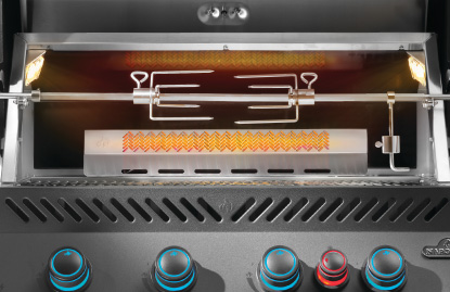 BIG32RBPMK-1-BBQ-4-2 Asador Gas Napoleón Empotrable Negro Serie 700 - BIG32RBPMK-1